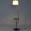 Beige Shade Floor Lamp with Metal Base